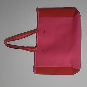 Summersalt Pink and Red Neoprene Summer Beach Tote Bag New with Tags